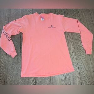 Simply Southern Women's Small Coral Long Sleeve Unicorn Magic
Tee Shirt